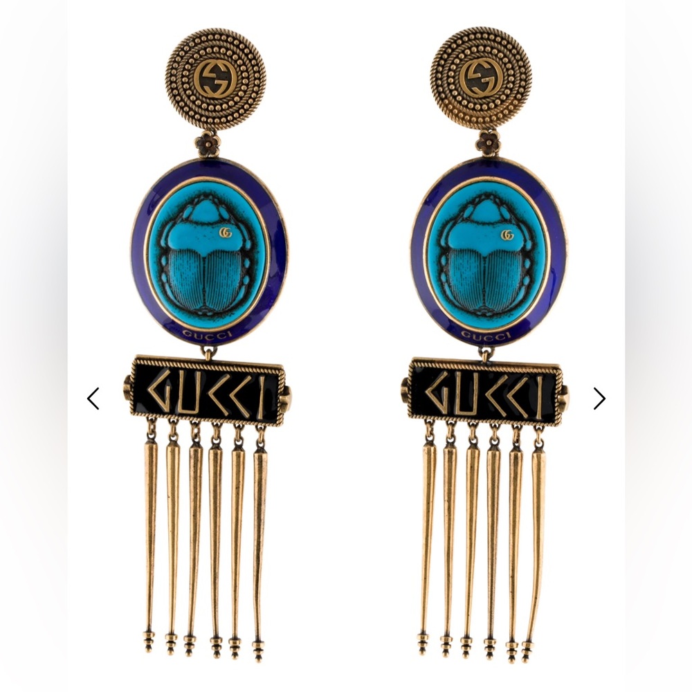 In search for Gucci scarab earrings